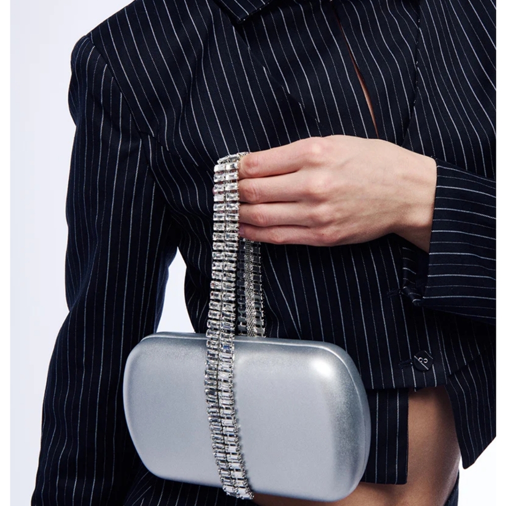 Akira The Best Is Yet To Come Embellised Bling Mini Clutch Shoulder Bag Purse